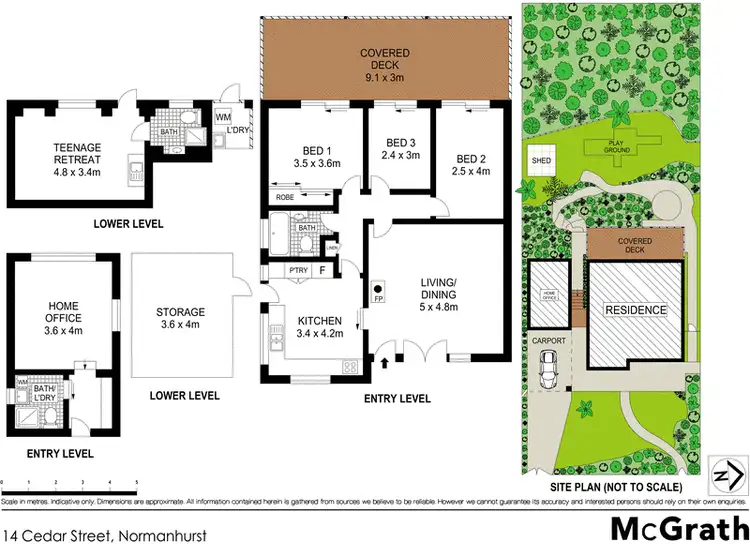 Floorplan of Homely house listing, 14 Cedar Street, Normanhurst NSW 2076