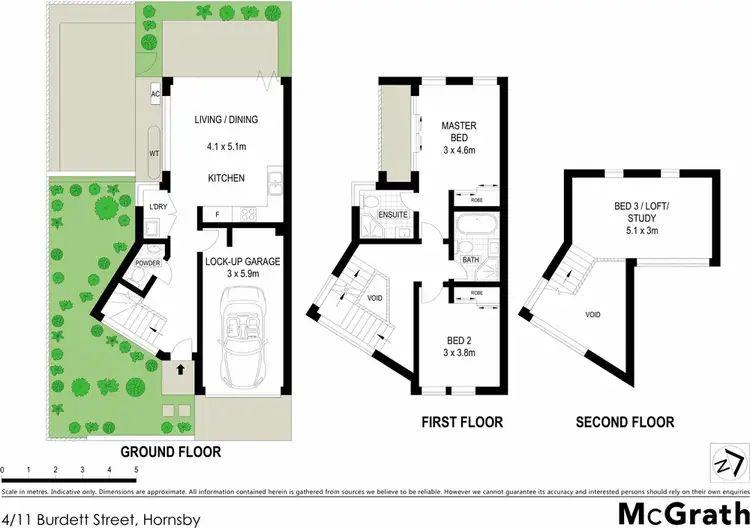 Floorplan of Homely unit listing, 4/11 Burdett Street, Hornsby NSW 2077
