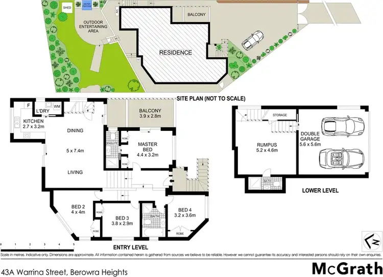 Floorplan of Homely house listing, 43A Warrina Street, Berowra Heights NSW 2082