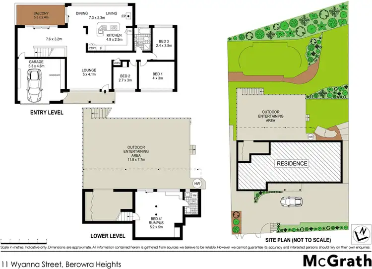 Floorplan of Homely house listing, 11 Wyanna Street, Berowra Heights NSW 2082