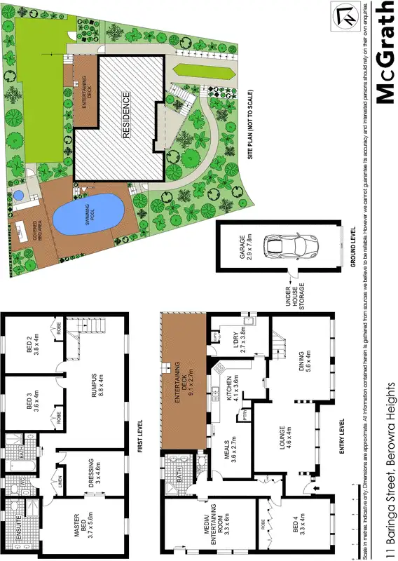 Floorplan of Homely house listing, 11 Baringa Street, Berowra Heights NSW 2082