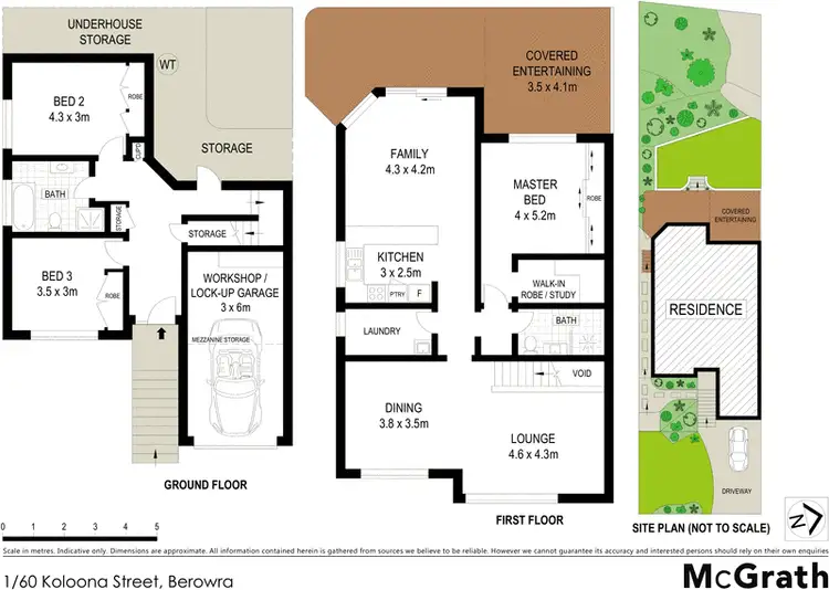 Floorplan of Homely townhouse listing, 1/60 Koloona Street, Berowra NSW 2081