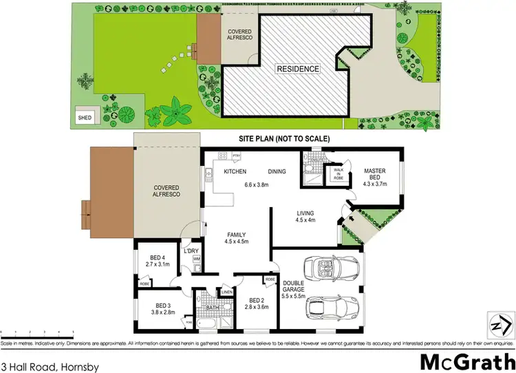 Floorplan of Homely house listing, 3 Hall Road, Hornsby NSW 2077