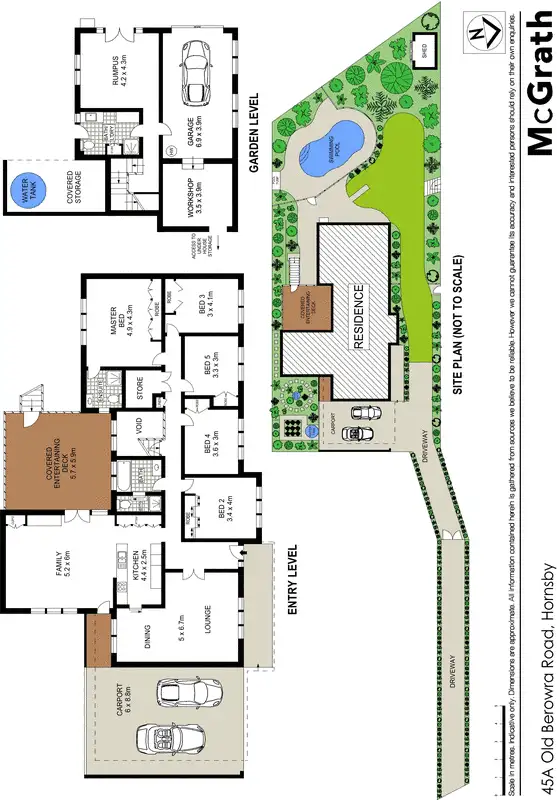 Floorplan of Homely house listing, 45A Old Berowra Road, Hornsby NSW 2077