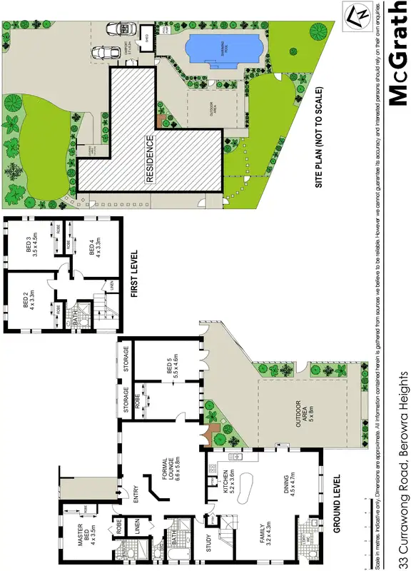 Floorplan of Homely house listing, 33 Currawong Road, Berowra Heights NSW 2082