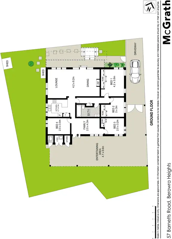 Floorplan of Homely house listing, 57 Barnetts Road, Berowra Heights NSW 2082