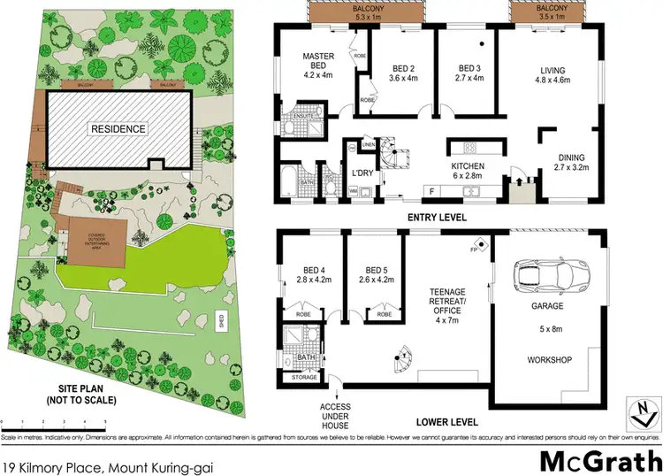 Floorplan of Homely house listing, 19 Kilmory Place, Mount Kuring-gai NSW 2080
