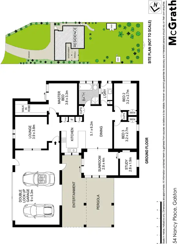 Floorplan of Homely house listing, 54 Nancy Place, Galston NSW 2159