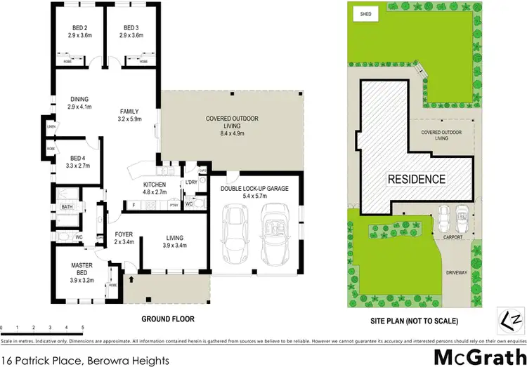 Floorplan of Homely house listing, 16 Patrick Place, Berowra Heights NSW 2082