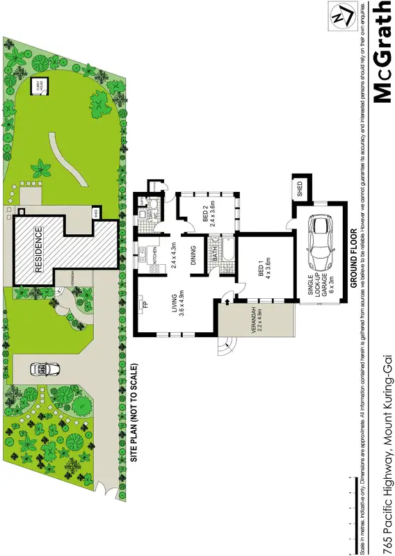 Floorplan of Homely house listing, 765 Pacific Highway, Mount Kuring-gai NSW 2080
