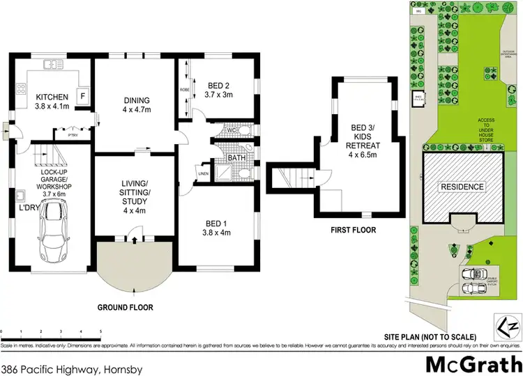Floorplan of Homely house listing, 386 Pacific Highway, Hornsby NSW 2077