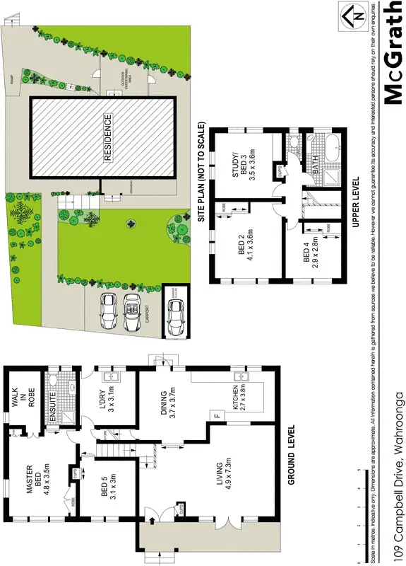 Floorplan of Homely house listing, 109 Campbell Drive, Wahroonga NSW 2076