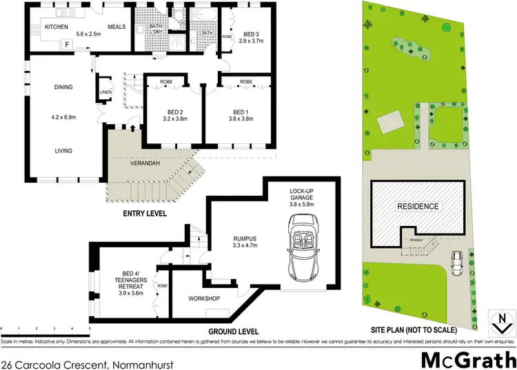 Floorplan of Homely house listing, 26 Carcoola Crescent, Normanhurst NSW 2076