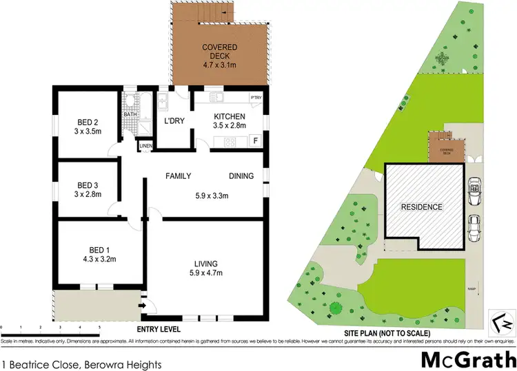 Floorplan of Homely house listing, 1 Beatrice Close, Berowra Heights NSW 2082