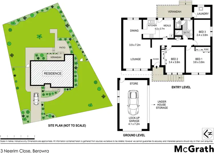 Floorplan of Homely house listing, 3 Neerim Close, Berowra NSW 2081
