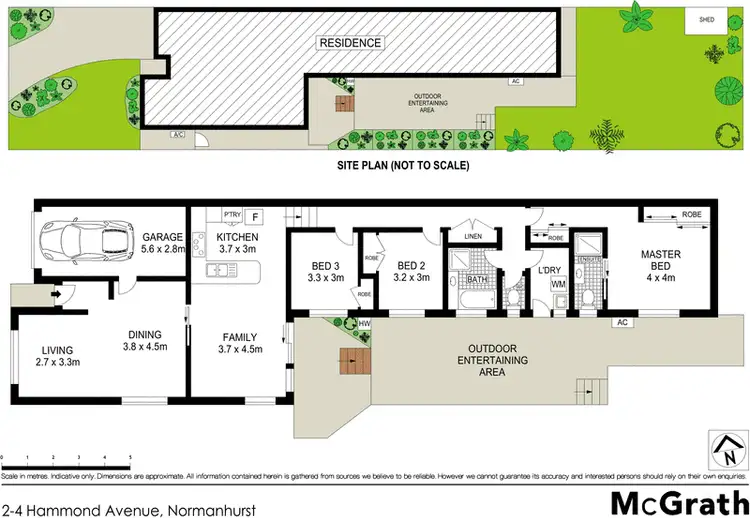 Floorplan of Homely house listing, 2-4 Hammond Avenue, Normanhurst NSW 2076