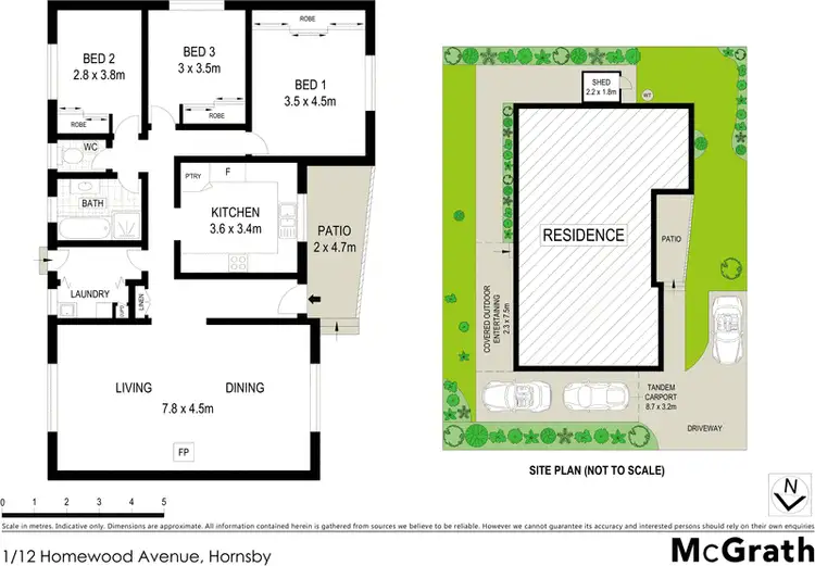 Floorplan of Homely house listing, 1/12 Homewood Avenue, Hornsby NSW 2077