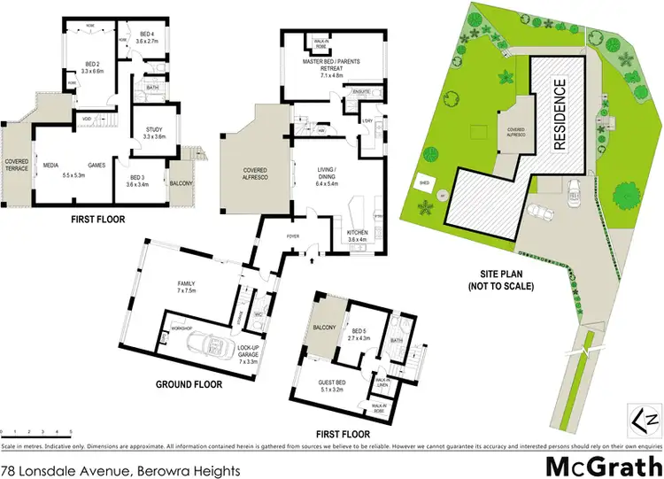 Floorplan of Homely house listing, 78 Lonsdale Avenue, Berowra Heights NSW 2082