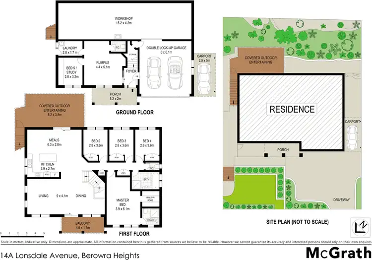 Floorplan of Homely house listing, 14A Lonsdale Avenue, Berowra Heights NSW 2082