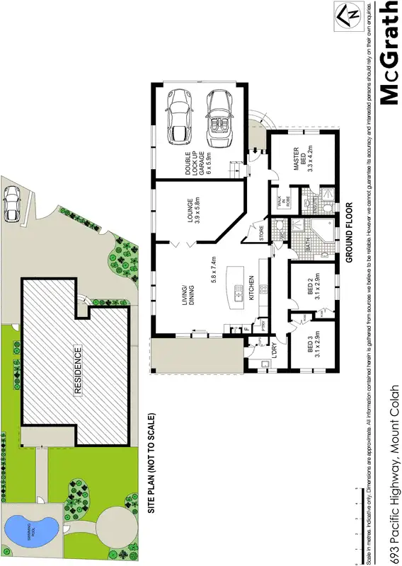 Floorplan of Homely house listing, 693 Pacific Highway, Mount Colah NSW 2079