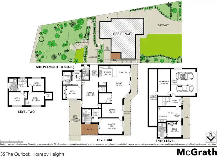 Floorplan of Homely house listing, 35 The Outlook, Hornsby Heights NSW 2077