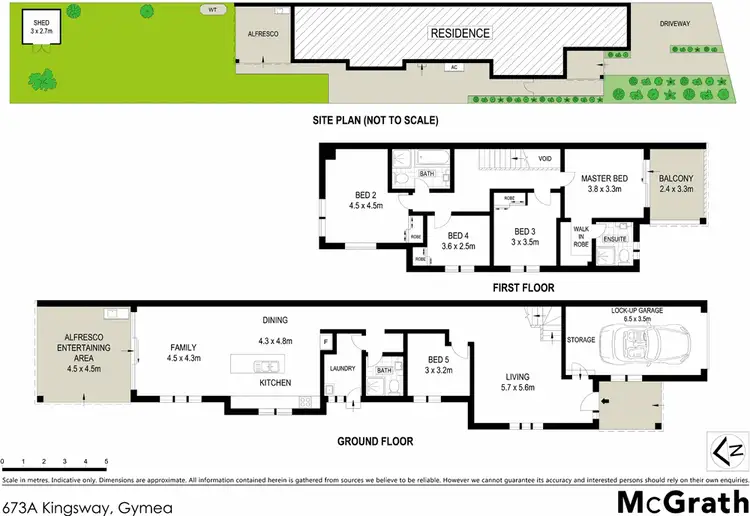 Floorplan of Homely house listing, 673A Kingsway, Gymea NSW 2227