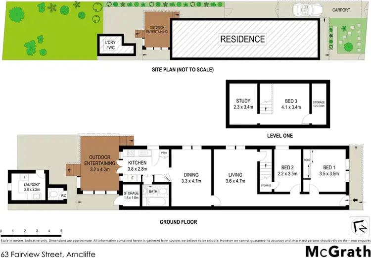 Floorplan of Homely house listing, 63 Fairview Street, Arncliffe NSW 2205
