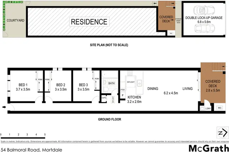 Floorplan of Homely house listing, 54 Balmoral Road, Mortdale NSW 2223