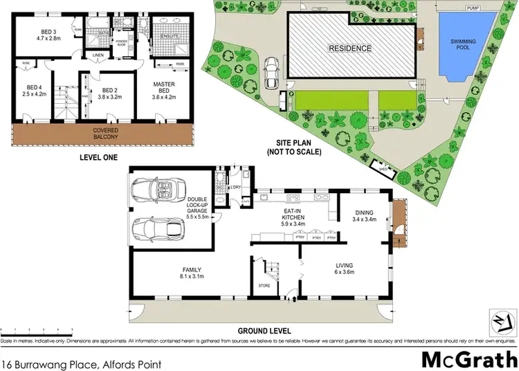 Floorplan of Homely house listing, 16 Burrawang Place, Alfords Point NSW 2234