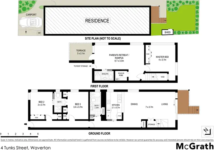Floorplan of Homely house listing, 4 Tunks Street, Waverton NSW 2060