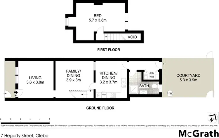 Floorplan of Homely house listing, 7 Hegarty Street, Glebe NSW 2037