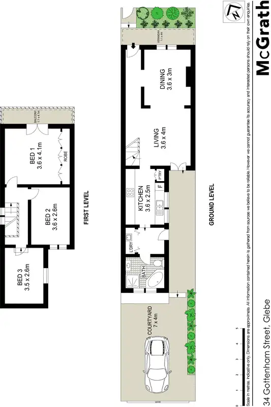 Floorplan of Homely house listing, 34 Gottenham Street, Glebe NSW 2037