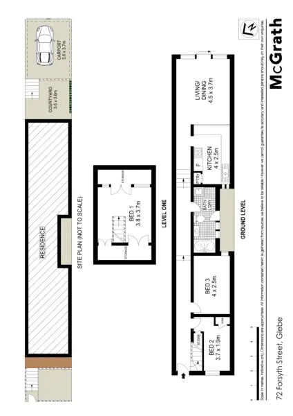 Floorplan of Homely house listing, 72 Forsyth Street, Glebe NSW 2037