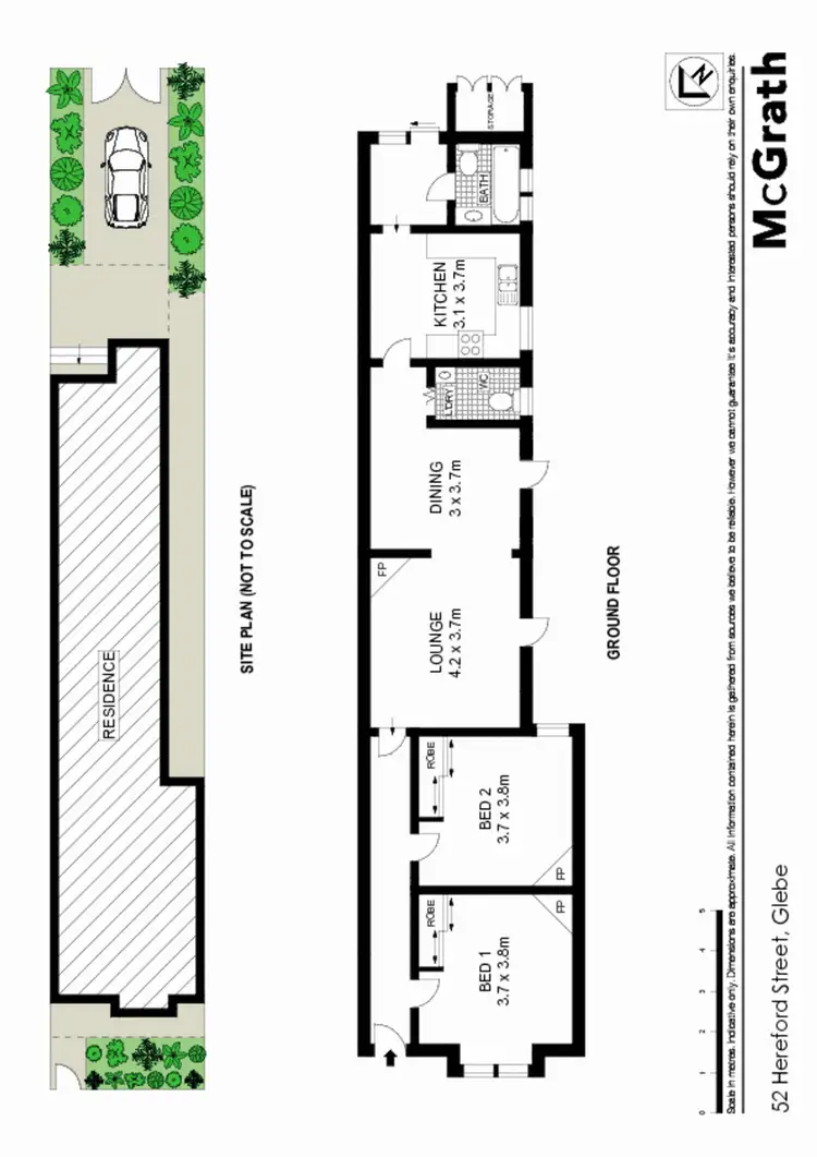 Floorplan of Homely house listing, 52 Hereford Street, Glebe NSW 2037