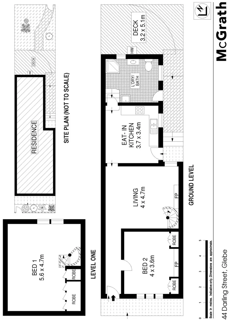 Floorplan of Homely house listing, 44 Darling Street, Glebe NSW 2037