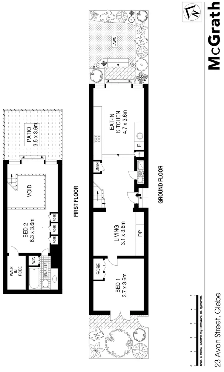 Floorplan of Homely house listing, 23 Avon Street, Glebe NSW 2037
