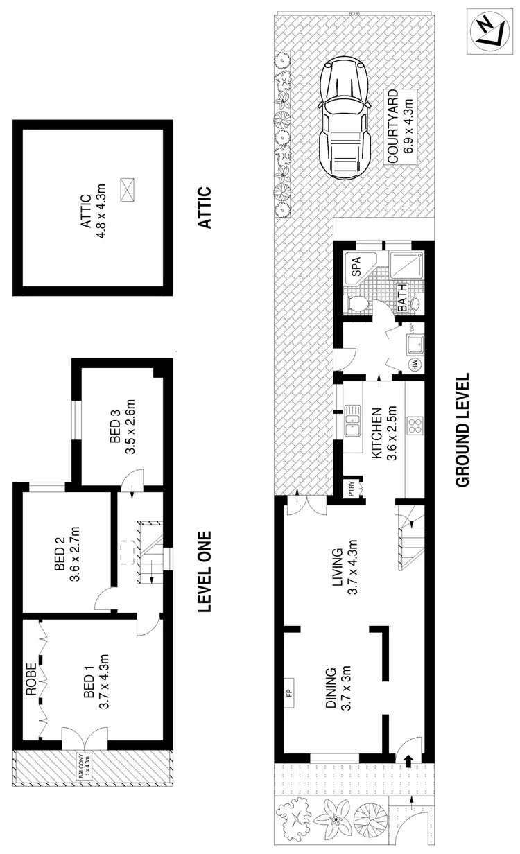 Floorplan of Homely house listing, 34 Gottenham Street, Glebe NSW 2037