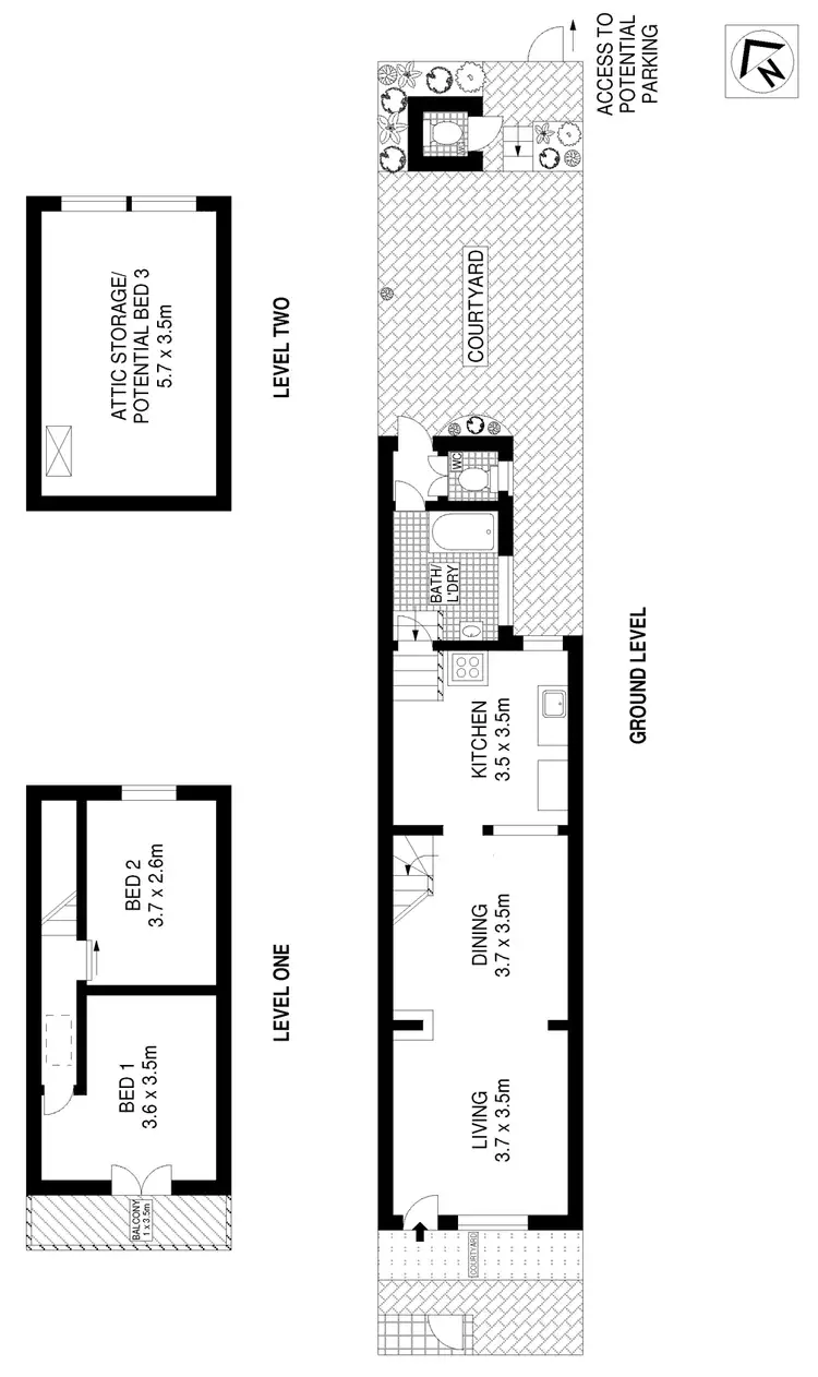 Floorplan of Homely house listing, 25 Gottenham Street, Glebe NSW 2037
