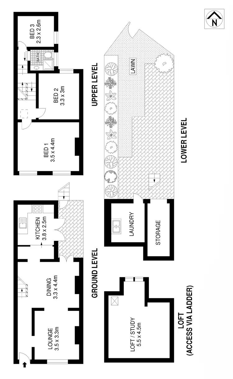 Floorplan of Homely house listing, 27 Catherine Street, Glebe NSW 2037
