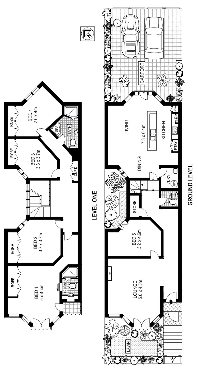 Floorplan of Homely house listing, 1C Edward Street, Glebe NSW 2037