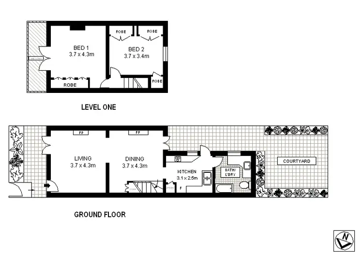 Floorplan of Homely house listing, 8 Hegarty Street, Glebe NSW 2037