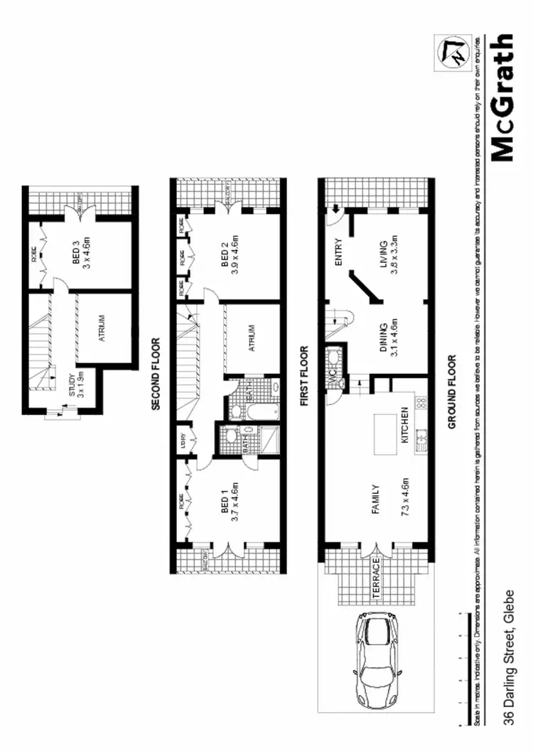 Floorplan of Homely house listing, 36 Darling Street, Glebe NSW 2037
