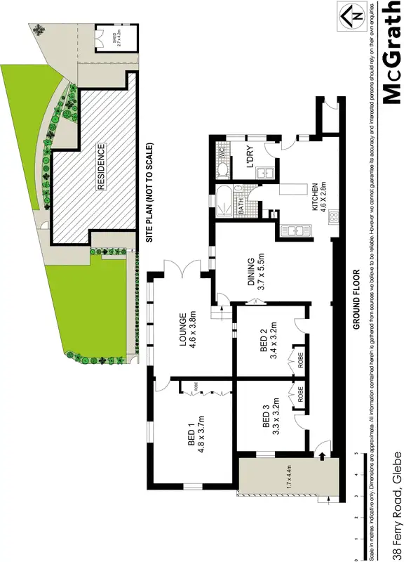 Floorplan of Homely house listing, 38 Ferry Road, Glebe NSW 2037