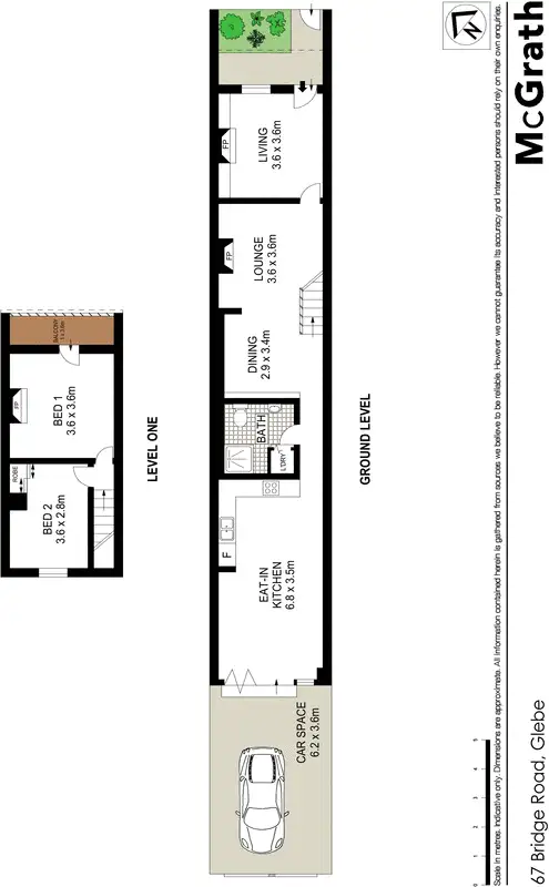 Floorplan of Homely house listing, 67 Bridge Road, Glebe NSW 2037