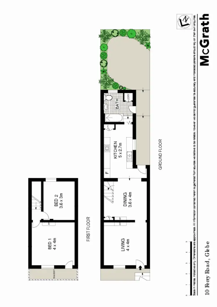 Floorplan of Homely house listing, 10 Ferry Road, Glebe NSW 2037