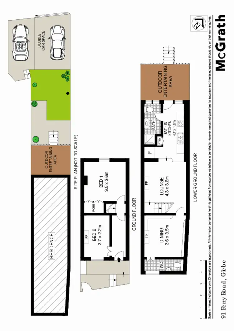 Floorplan of Homely house listing, 91 Ferry Road, Glebe NSW 2037