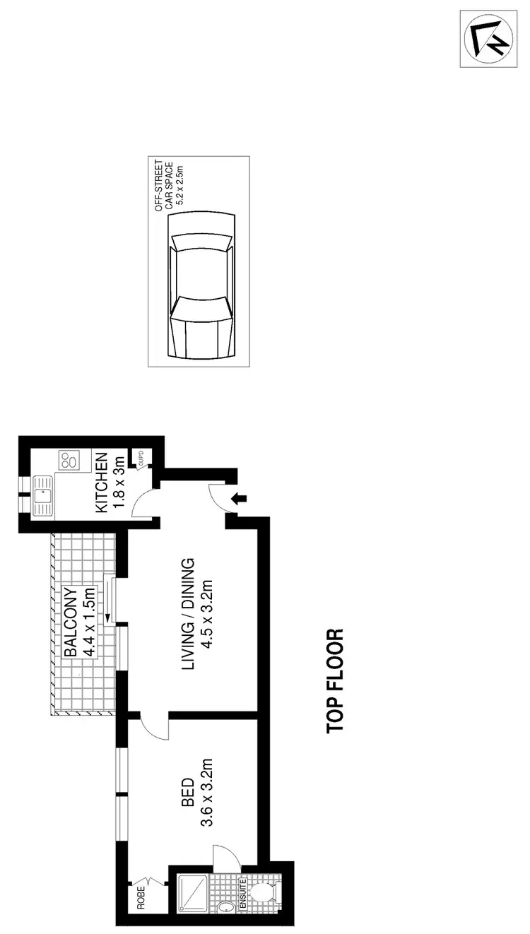 Floorplan of Homely apartment listing, 10/22 Alexandra Road, Glebe NSW 2037
