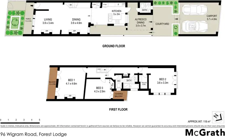 Floorplan of Homely house listing, 96 Wigram Road, Forest Lodge NSW 2037
