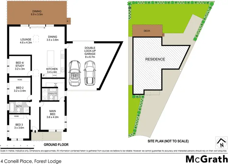 Floorplan of Homely house listing, 4 Coneill Place, Forest Lodge NSW 2037