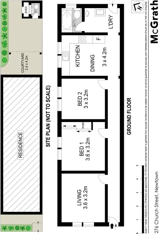 Floorplan of Homely house listing, 276 Church Street, Newtown NSW 2042
